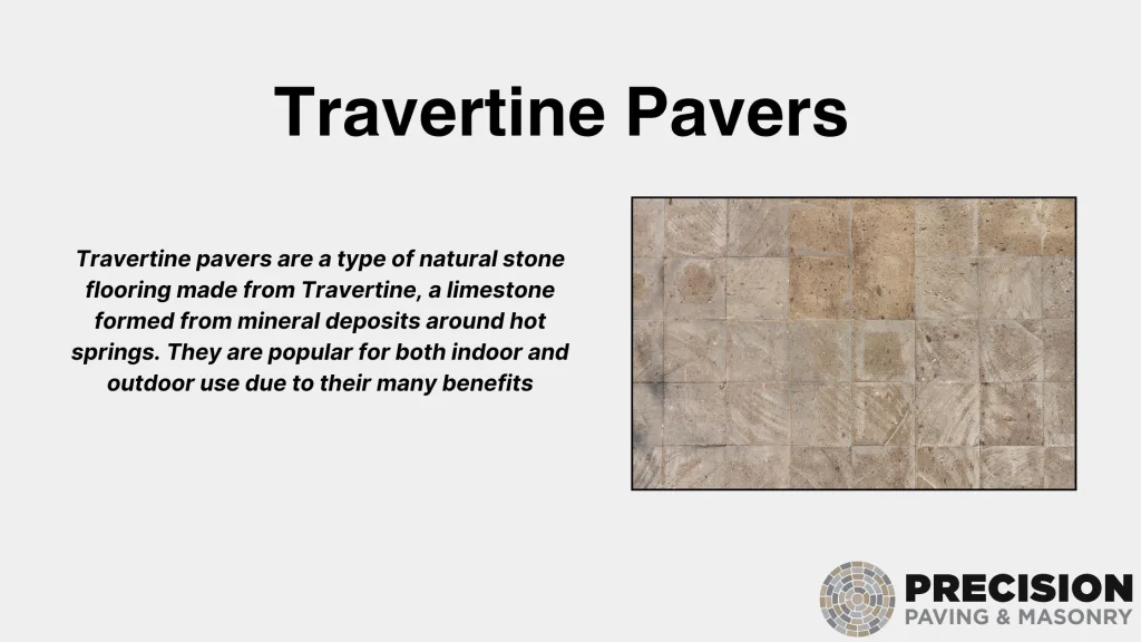 What are Travertine Pavers?