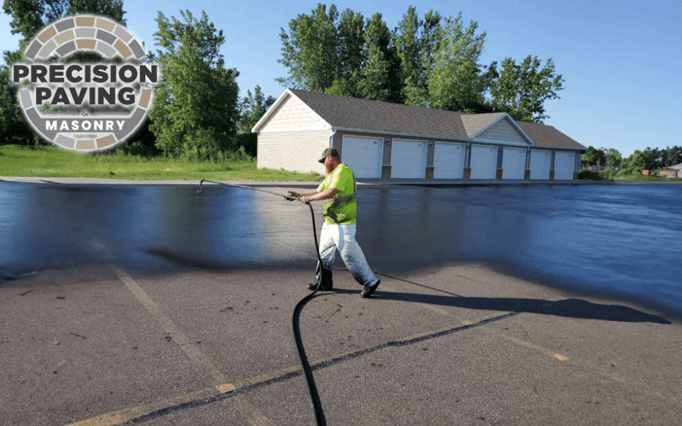 View of How to Seal Coat Driveway? - Precision Paving & Masonry