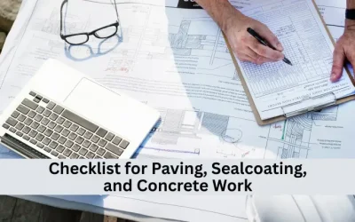 Spring Prep Checklist for Paving, Sealcoating, and Concrete Work