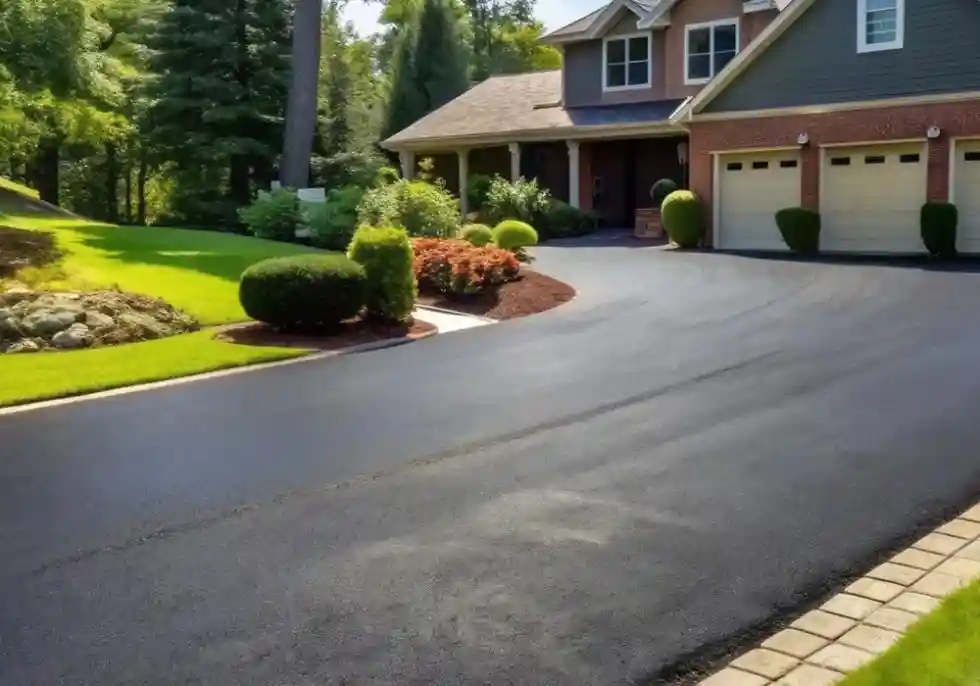 Asphalt Contractor in Long Island Asphalt Contractor in Long Island with Road and Home