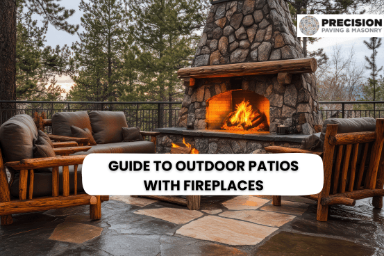 fireplace outdoor patio