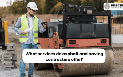What services do asphalt and paving contractors offer?