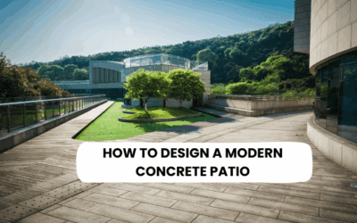 How to Design a Modern Concrete Patio That Elevates Your Backyard